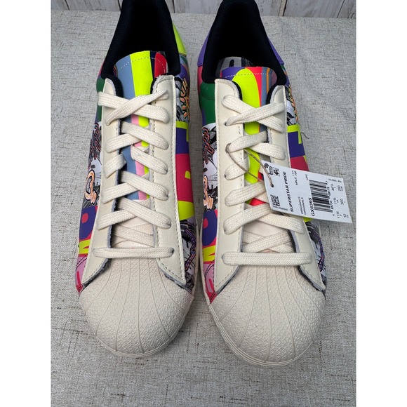 NWT adidas Superstar Pride Graphic Sneakers – GX6395 – Men's 12 - Picture 2 of 9